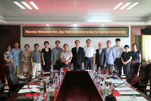 韩国济州大学副校长Kim DooChul先生一行访问海南大学 | 海南大学 | Hainan University